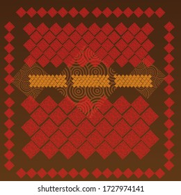 Background Fabric pattern 
design Seamless pattern design art 