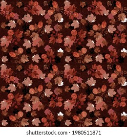 Background for fabric and textile. Floral print. Designer Hijab Pattern.
Gooseberries. Beautiful vector graphics.