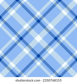 Hintergrundgewebe Textur aus Tartan Vektor Scheck mit einem nahtlosen Plaid-Muster Textilien in Blau-und Minz-Creme-Farben.