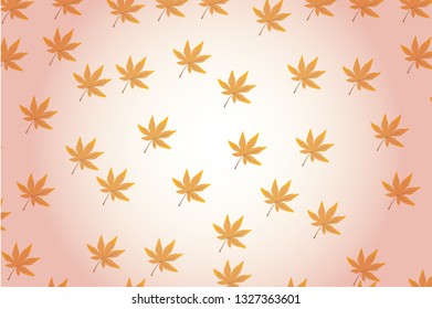 background with fallen autumn leaves
