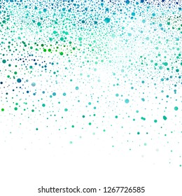 Background with falling snow. Many small points. Vector
