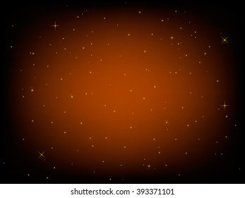 Background with falling stars and lights