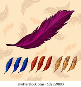 background feathers