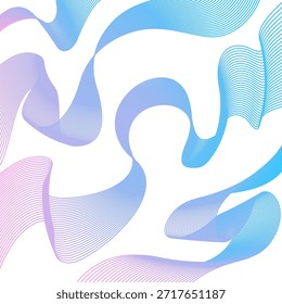 El fondo presenta hermosos patrones de ondas pastel, dando una sensación cálida y relajante.