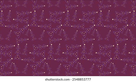 Background Featuring Aesthetic Christmas Tree Motif - Ideal for Holiday Party Decor, Cards, and Seasonal Projects