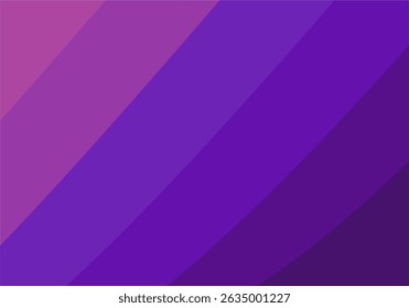 Um fundo com listras diagonais em transição através de vários tons de roxo, de tons mais claros a tons mais profundos.