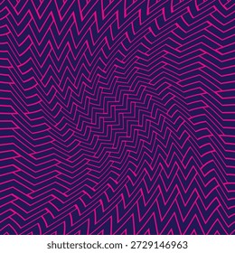 “Abstract background featuring swirling pink zigzag lines on a dark purple backdrop. This dynamic vortex-style design creates a striking optical illusion effect, ideal for modern art, posters, and digital graphics.
