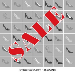 Background from feminine loafers
