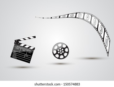 Background film paint by illustrator