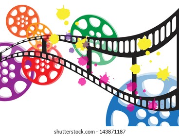 Background film vector