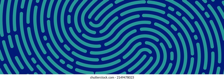 Background fingerprint, print, banner identification. Vector illustration