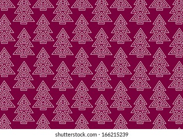 background with fir trees
