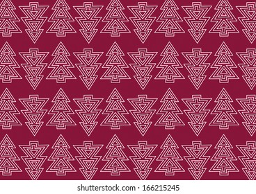 background with fir trees