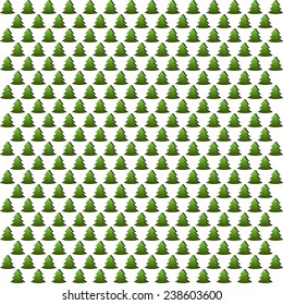 Background firs staggered