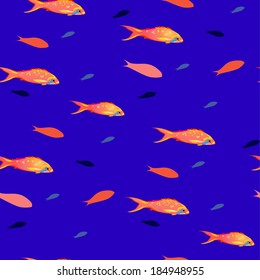 Background with fishes