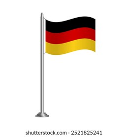 Background with flag of Germany. Vector Illustration.

