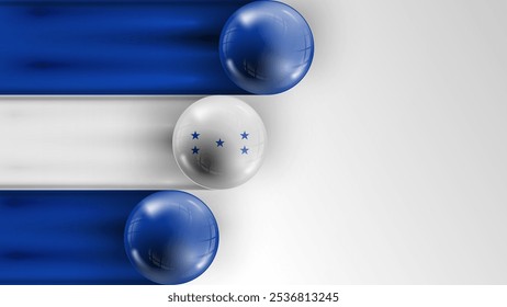 Hintergrund Flagge von Honduras Grafik und Label. Element der Auswirkung für die Verwendung, die Sie daraus machen möchten.