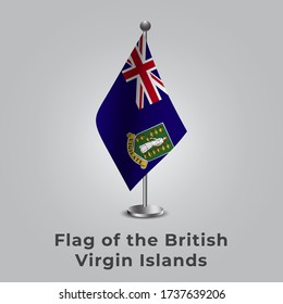 The background flag on the pole can be used for decoration