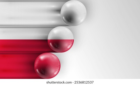 Background flag of Poland graphic and label. Element of impact for the use you want to make of it.