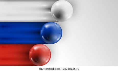 Background flag of Russia graphic and label. Element of impact for the use you want to make of it.