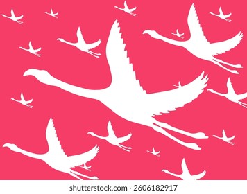 background flamingos pink. Ideal for party decorations, travel-themed graphics, fashion prints, and lifestyle branding.