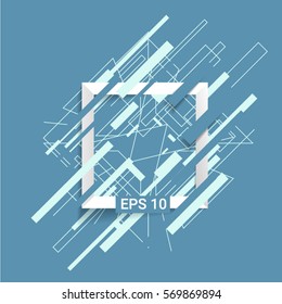 background Flat  Design (for Logos, Flyers, Covers, Posters, Banner) Vector illustration.