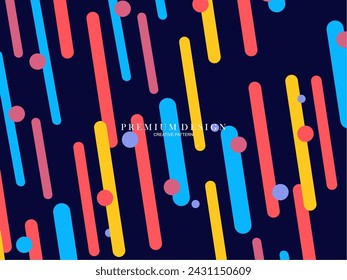 Background with Flat Dynamic Design. Valid for Cover, Plaque, Poster, Flyer and Banner Designs. Vector illustration.