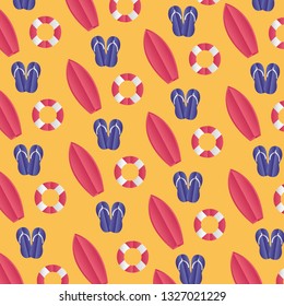 background flip flops lifebuoy