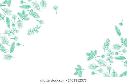 fondo de flora y hojas de palma