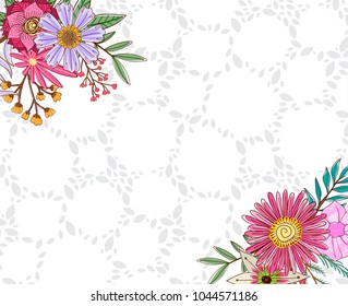 Background floral design