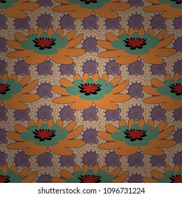 Background floral design for wedding, engagement, cosmetics, perfume, beauty products. Best for wrapping paper. Vector seamless pattern with abstract neutral, gray and yellow flowers.