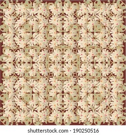 background with floral elements