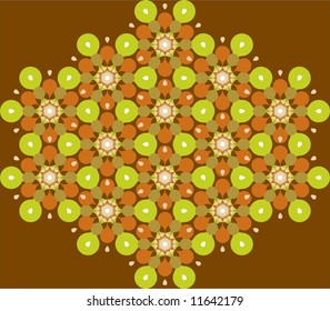 Background of Floral and a Natural Texture, colors like season Autumn