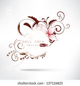 background with floral ornament