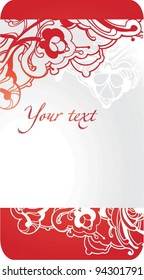 background with floral ornament