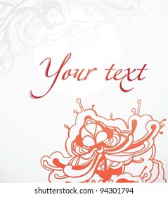 background with floral ornament