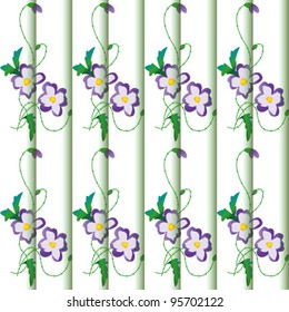 Background with floral ornament