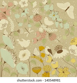 Background floral pattern