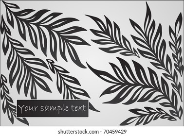 background with floral pattern