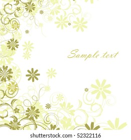 Background with flower