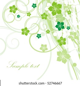 Background with flower