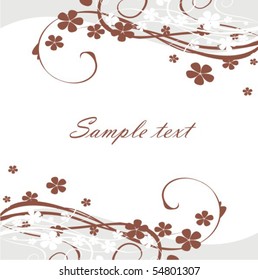 Background with flower
