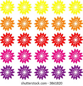 Background Flower circle