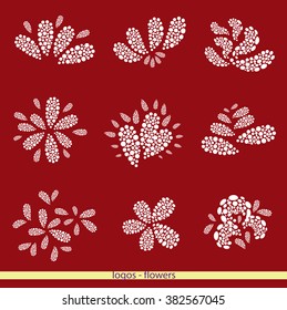 Background. Flower Design. Logo or symbol. Nature. Vector