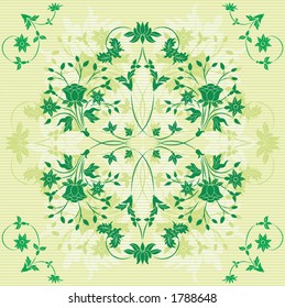 Background flower, elements for design, VECTOR illustration