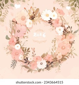 diseño de bodas floridas con flores de fondo Eleva la decoración de tu boda con un toque encantador de naturaleza y elegancia. Nuestro diseño floral artesanal está decorado con delicadeza para crear un ambiente romántico