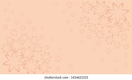 Background  with flower lotus. Vector illustration.