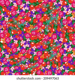 background flower red