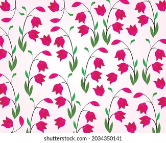 background flower seamless pattern design illustration textile