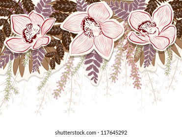 background with flowers